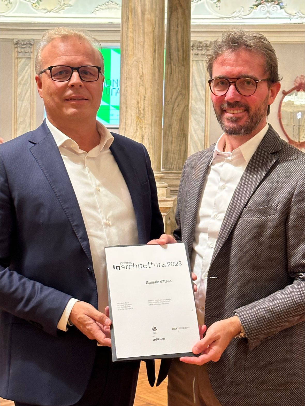 PREMIO InARCHITETTURA 2023 - LOMBARDIA "Gallerie d'Italia"